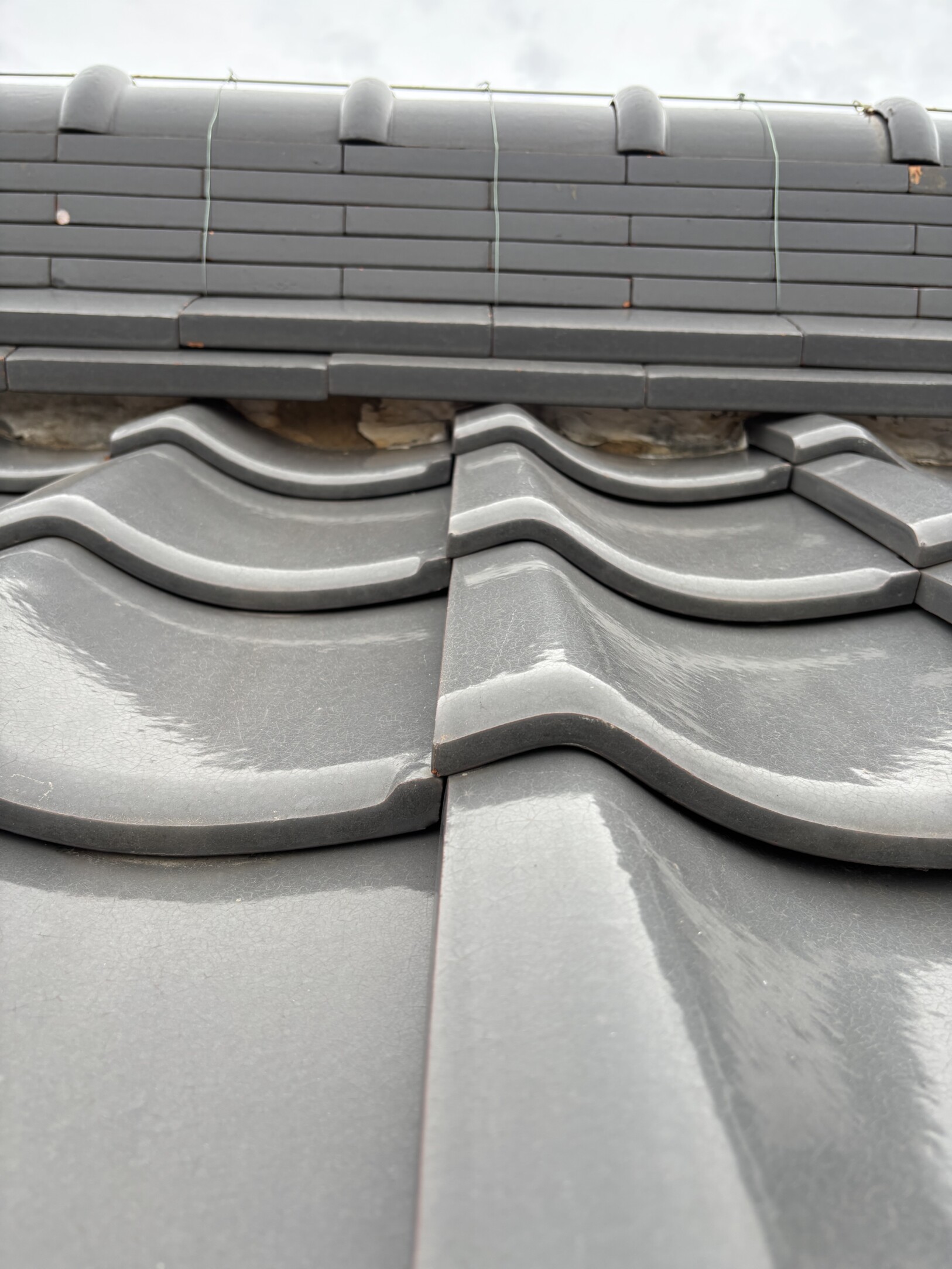 一宮市　Ｋ様邸　屋根瓦漆喰左官工事｜愛知・岐阜で屋根工事・修理・リフォームは一宮市のエスジーコンストラクション｜火災保険対応｜工事後毎年１年点検無料