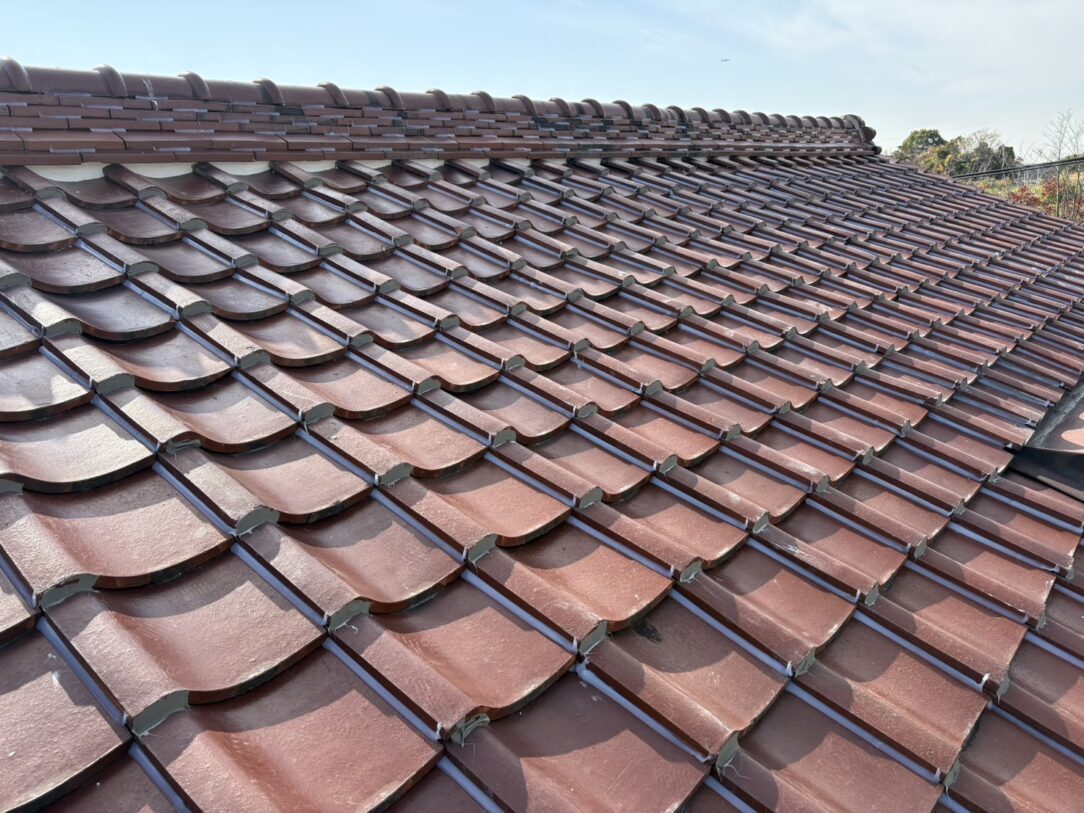 春日井市　T様邸　　棟部漆喰左官工事｜愛知・岐阜で屋根工事・修理・リフォームは一宮市のエスジーコンストラクション｜火災保険対応｜工事後毎年１年点検無料