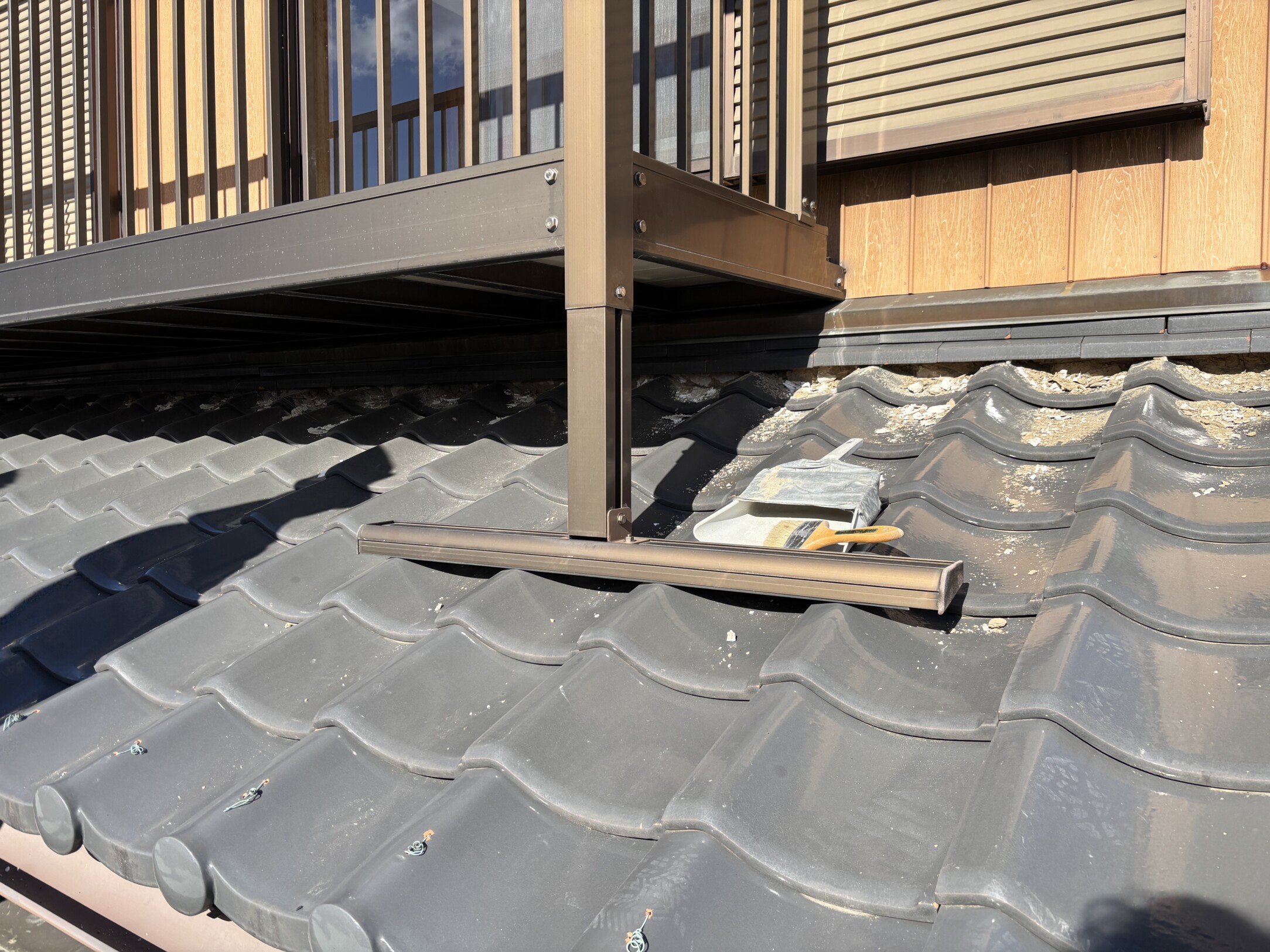 一宮市　Ｋ様邸　屋根瓦漆喰左官工事｜愛知・岐阜で屋根工事・修理・リフォームは一宮市のエスジーコンストラクション｜火災保険対応｜工事後毎年１年点検無料