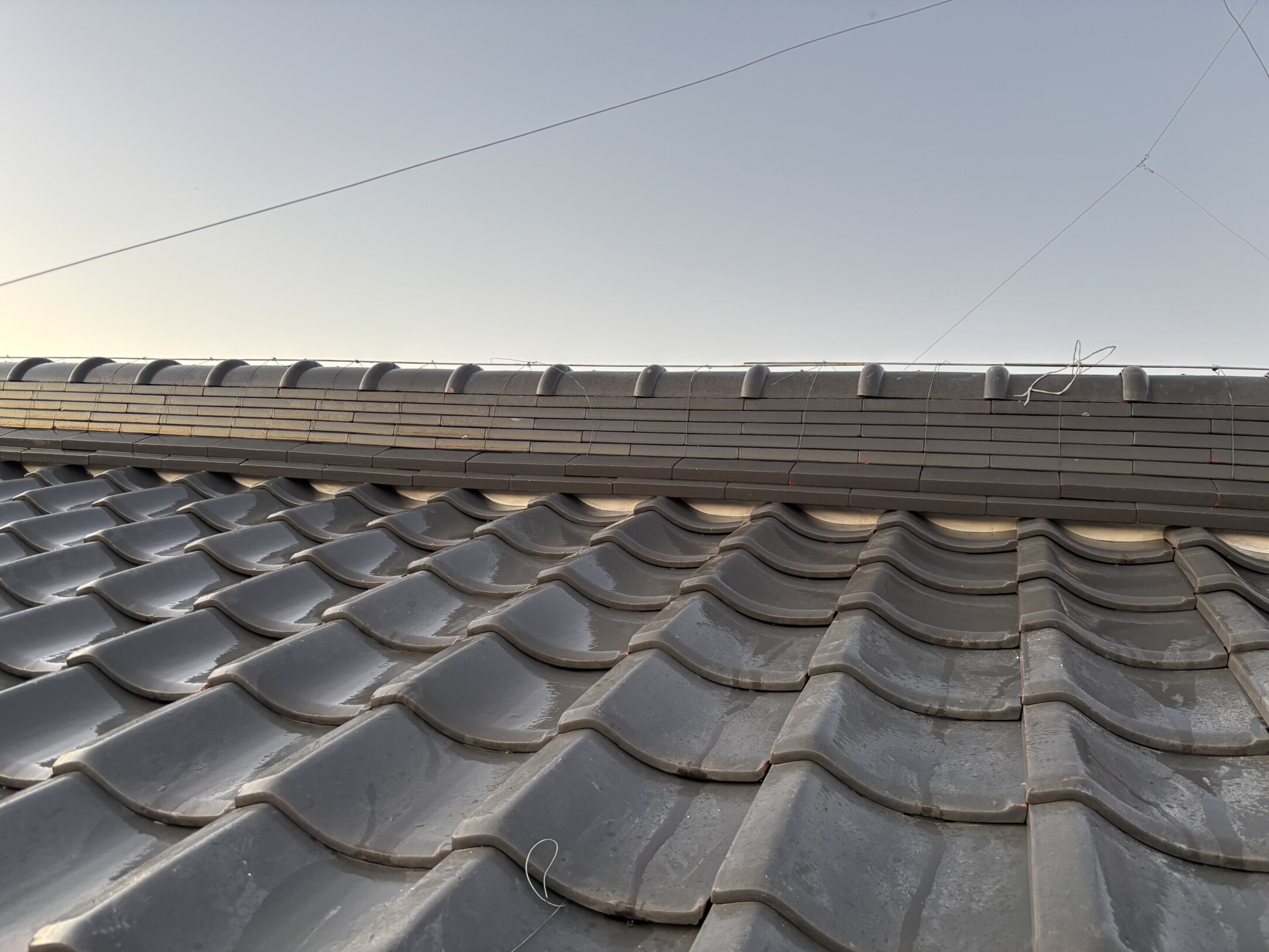 一宮市　Ｋ様邸　屋根瓦漆喰左官工事｜愛知・岐阜で屋根工事・修理・リフォームは一宮市のエスジーコンストラクション｜火災保険対応｜工事後毎年１年点検無料