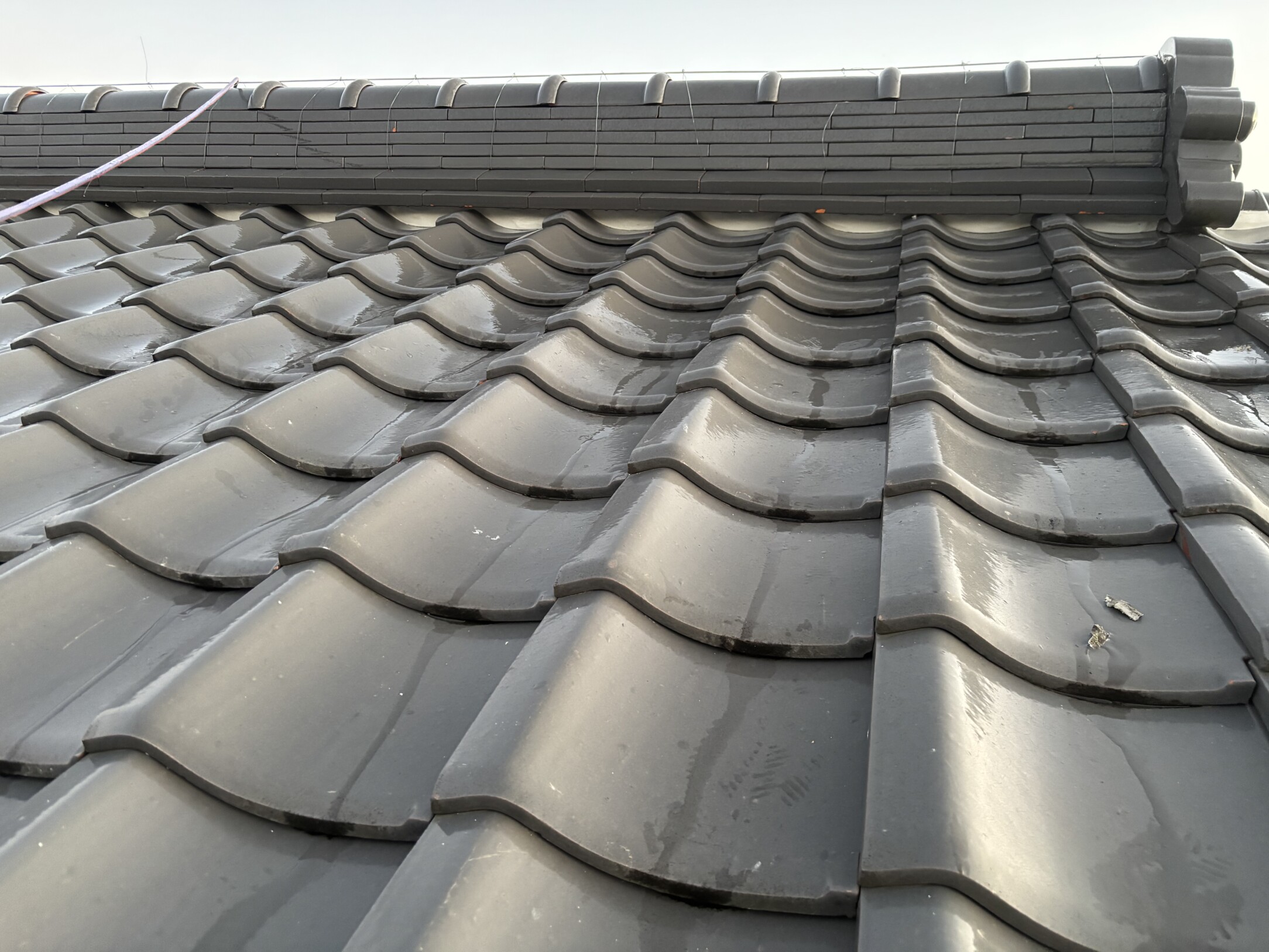 一宮市　Ｋ様邸　屋根瓦漆喰左官工事｜愛知・岐阜で屋根工事・修理・リフォームは一宮市のエスジーコンストラクション｜火災保険対応｜工事後毎年１年点検無料