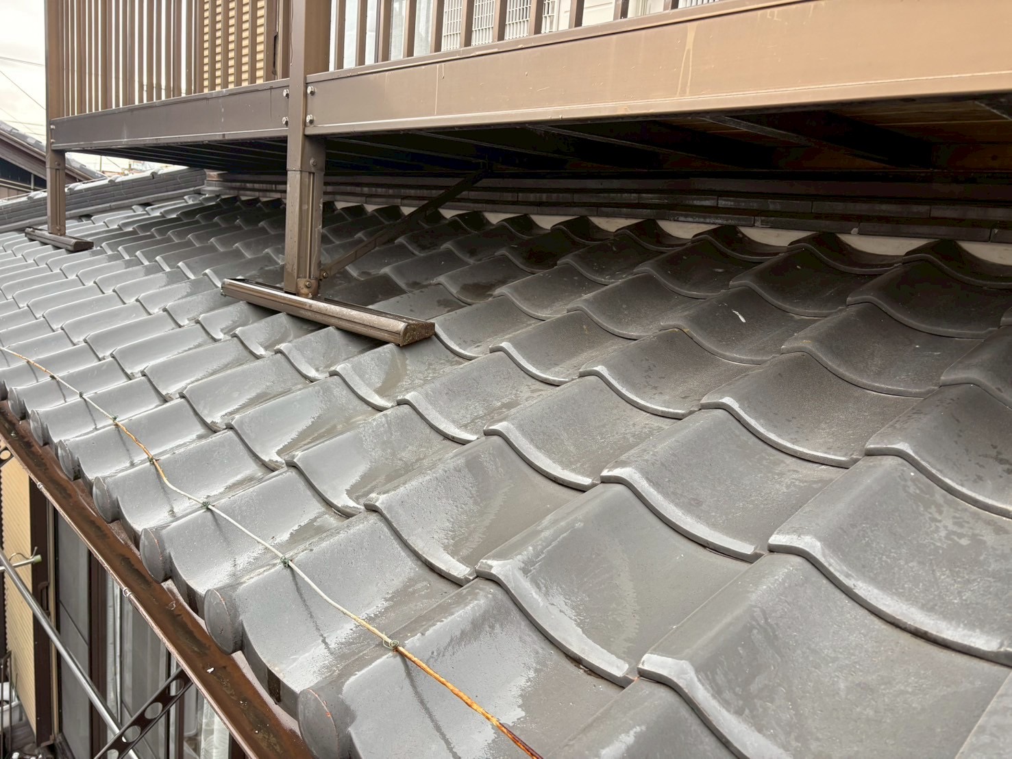 一宮市　Ｋ様邸　屋根瓦漆喰左官工事｜愛知・岐阜で屋根工事・修理・リフォームは一宮市のエスジーコンストラクション｜火災保険対応｜工事後毎年１年点検無料