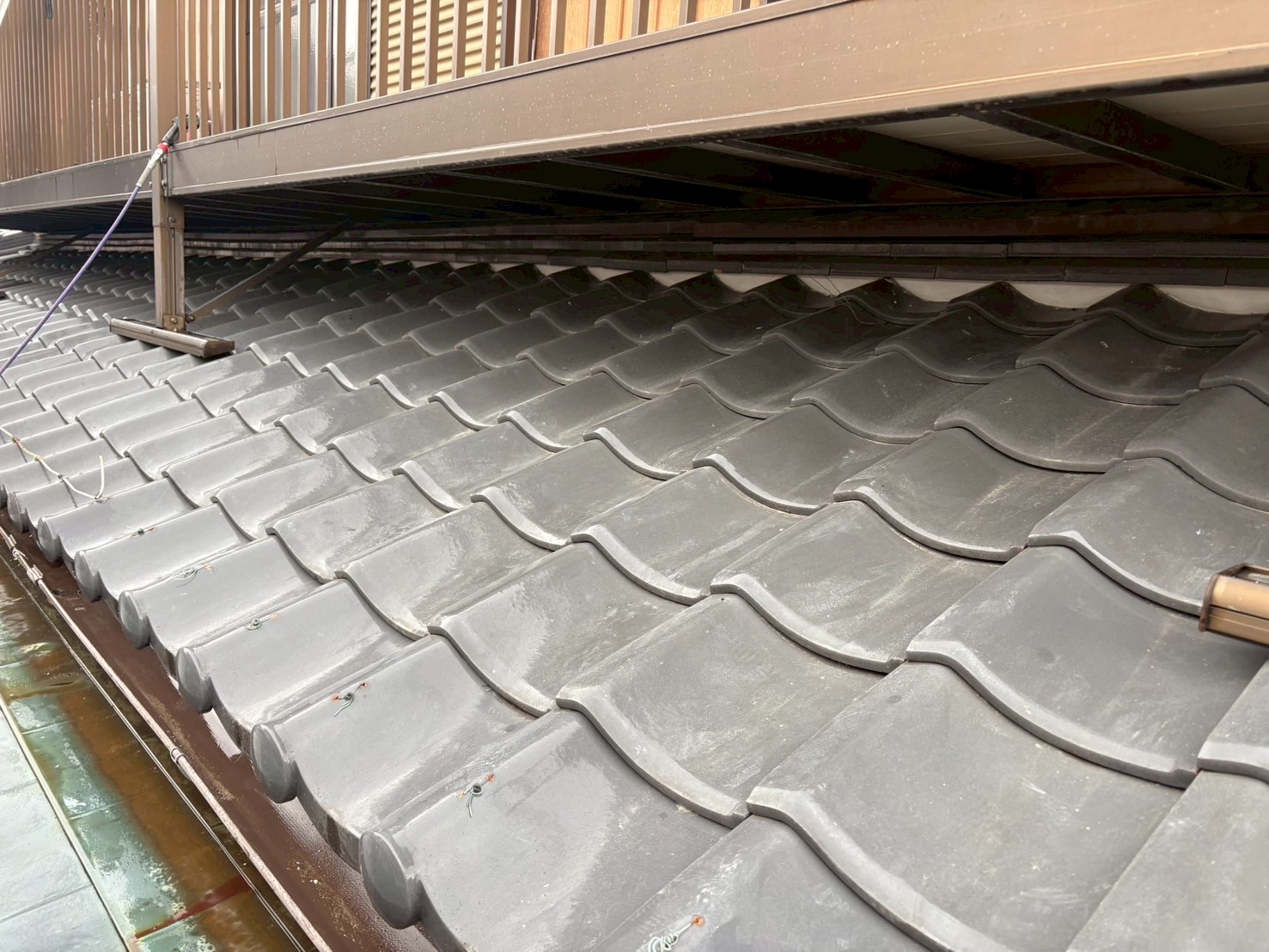 一宮市　Ｋ様邸　屋根瓦漆喰左官工事｜愛知・岐阜で屋根工事・修理・リフォームは一宮市のエスジーコンストラクション｜火災保険対応｜工事後毎年１年点検無料