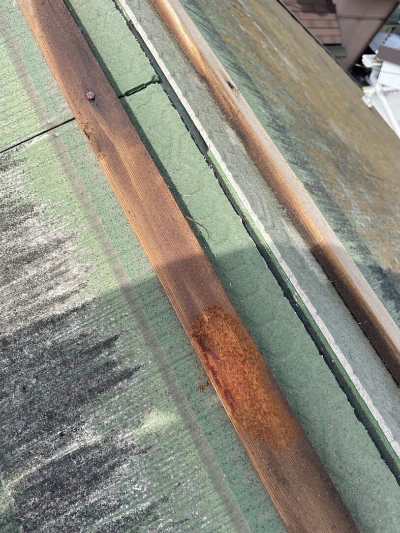 稲沢市　Ｉ様邸　　　スレート屋根　　　　貫板交換工事｜愛知・岐阜で屋根工事・修理・リフォームは一宮市のエスジーコンストラクション｜火災保険対応｜工事後毎年１年点検無料