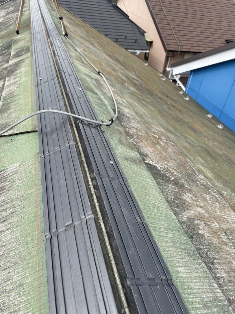 稲沢市　Ｉ様邸　　　スレート屋根　　　　貫板交換工事｜愛知・岐阜で屋根工事・修理・リフォームは一宮市のエスジーコンストラクション｜火災保険対応｜工事後毎年１年点検無料