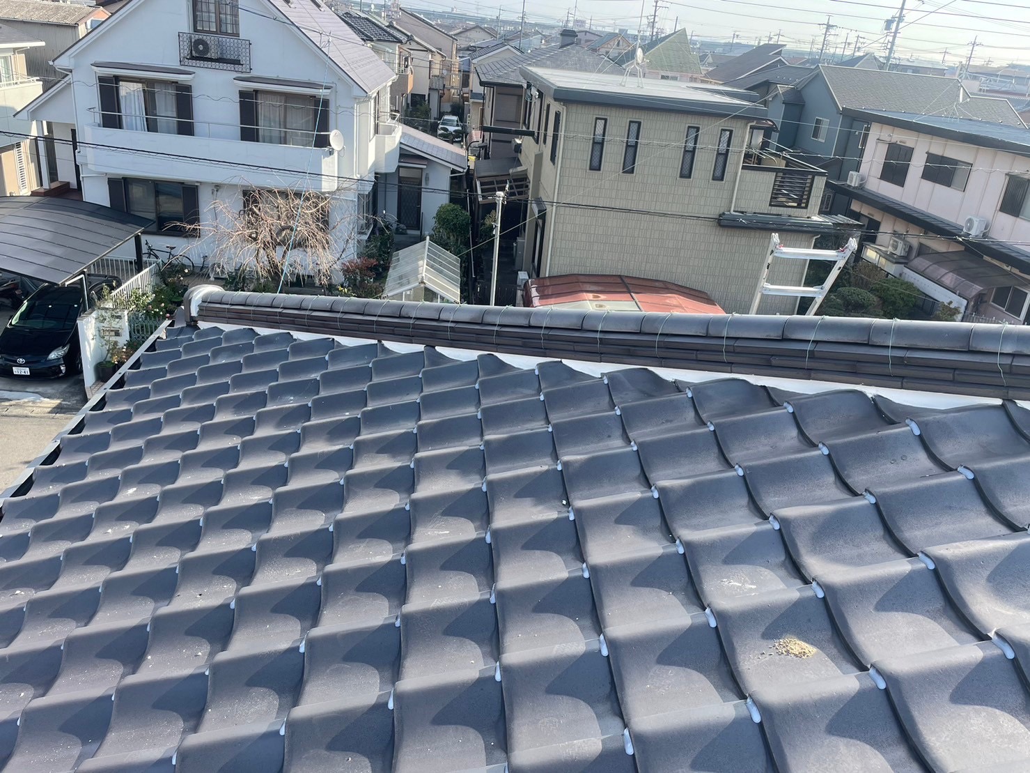 春日井市　　M様邸　瓦屋根漆喰左官工事｜愛知・岐阜で屋根工事・修理・リフォームは一宮市のエスジーコンストラクション｜火災保険対応｜工事後毎年１年点検無料