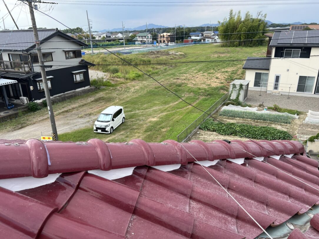 岐阜県　各務原市　　N様邸　漆喰左官工事｜愛知・岐阜で屋根工事・修理・リフォームは一宮市のエスジーコンストラクション｜火災保険対応｜工事後毎年１年点検無料