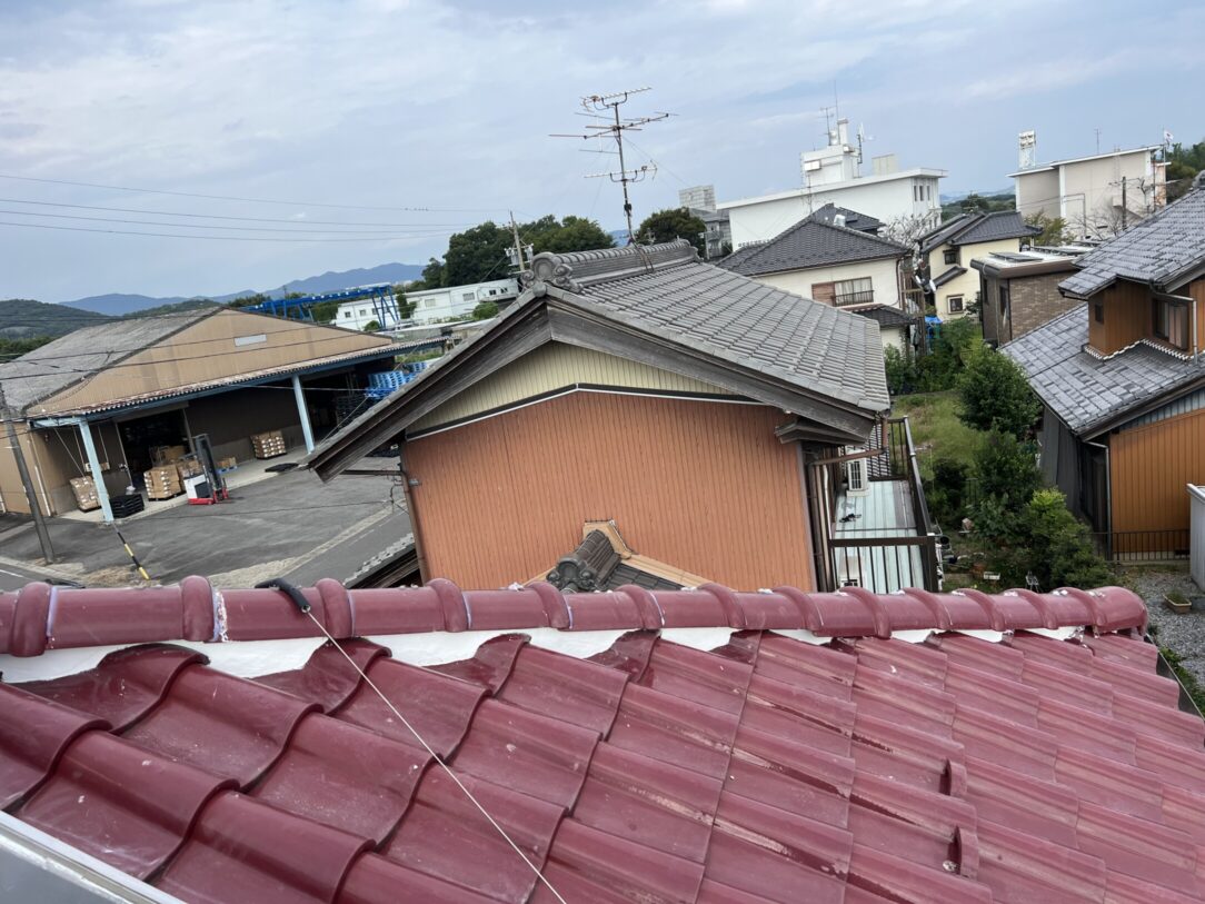 岐阜県　各務原市　　N様邸　漆喰左官工事｜愛知・岐阜で屋根工事・修理・リフォームは一宮市のエスジーコンストラクション｜火災保険対応｜工事後毎年１年点検無料