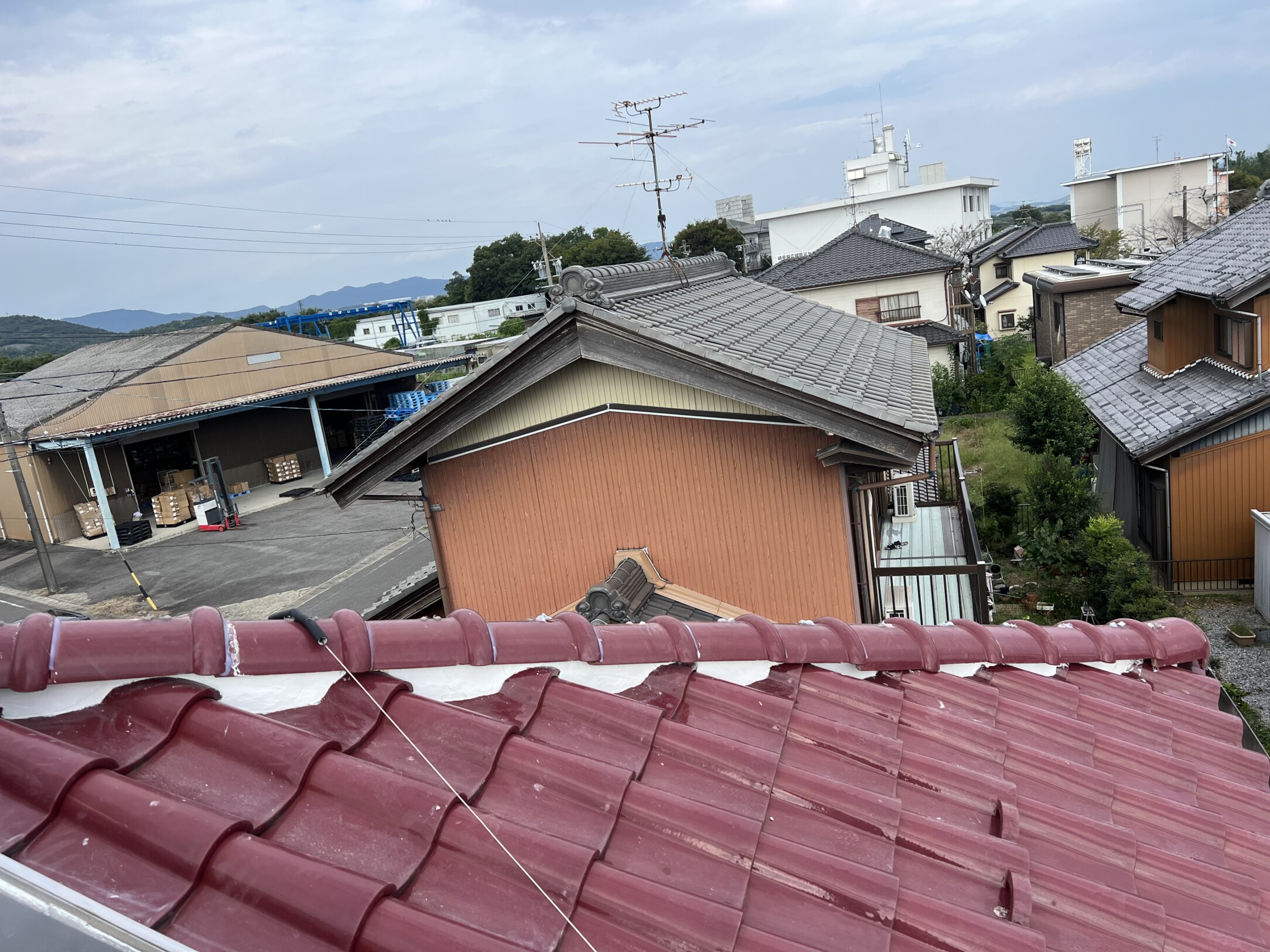 岐阜県　各務原市　　N様邸　漆喰左官工事｜愛知・岐阜で屋根工事・修理・リフォームは一宮市のエスジーコンストラクション｜火災保険対応｜工事後毎年１年点検無料