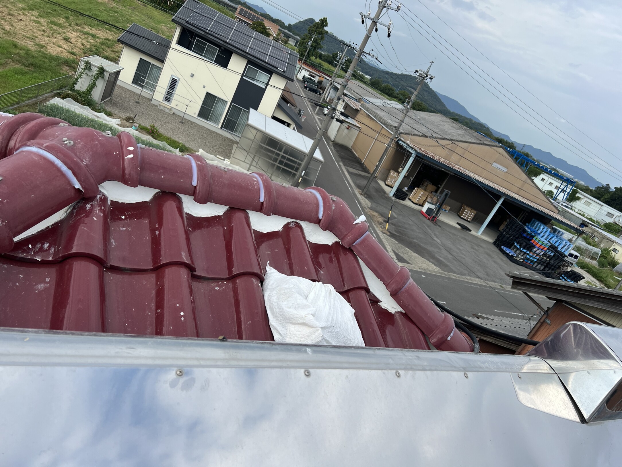 岐阜県　各務原市　　N様邸　漆喰左官工事｜愛知・岐阜で屋根工事・修理・リフォームは一宮市のエスジーコンストラクション｜火災保険対応｜工事後毎年１年点検無料