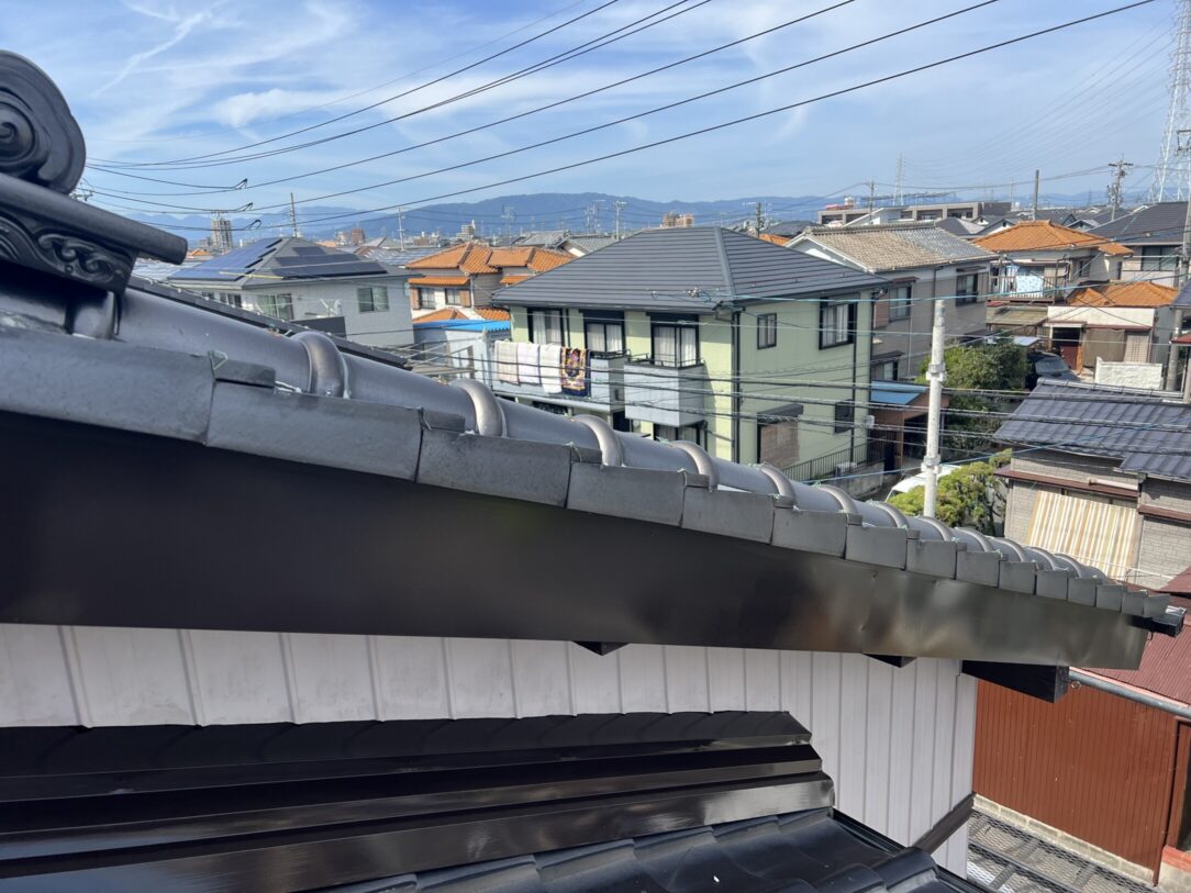 弥富市　Y様邸　　　破風　庇　塗装工事｜愛知・岐阜で屋根工事・修理・リフォームは一宮市のエスジーコンストラクション｜火災保険対応｜工事後毎年１年点検無料